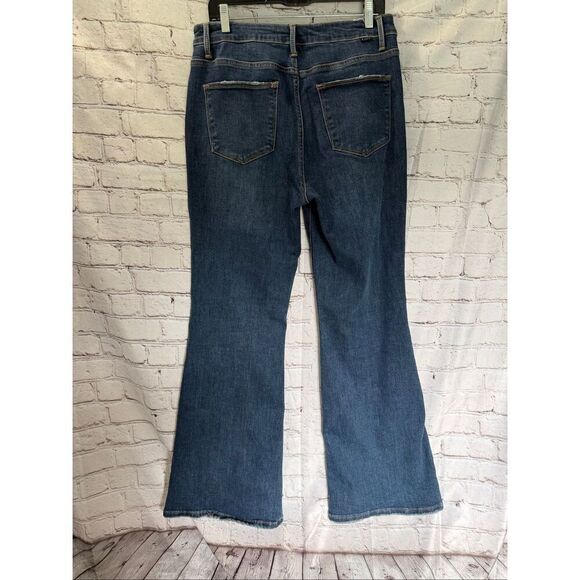 Risen flare jeans woman’s size 13 - Picture 2 of 7